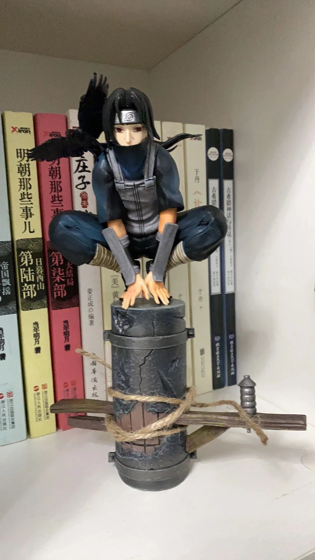 2026 Anime Naruto Anbu Uchiha Itachi Tsukuyomi Sharingan Squatting In·Stock Figure Pvc Model Decoration Collection Toy Gift Ship