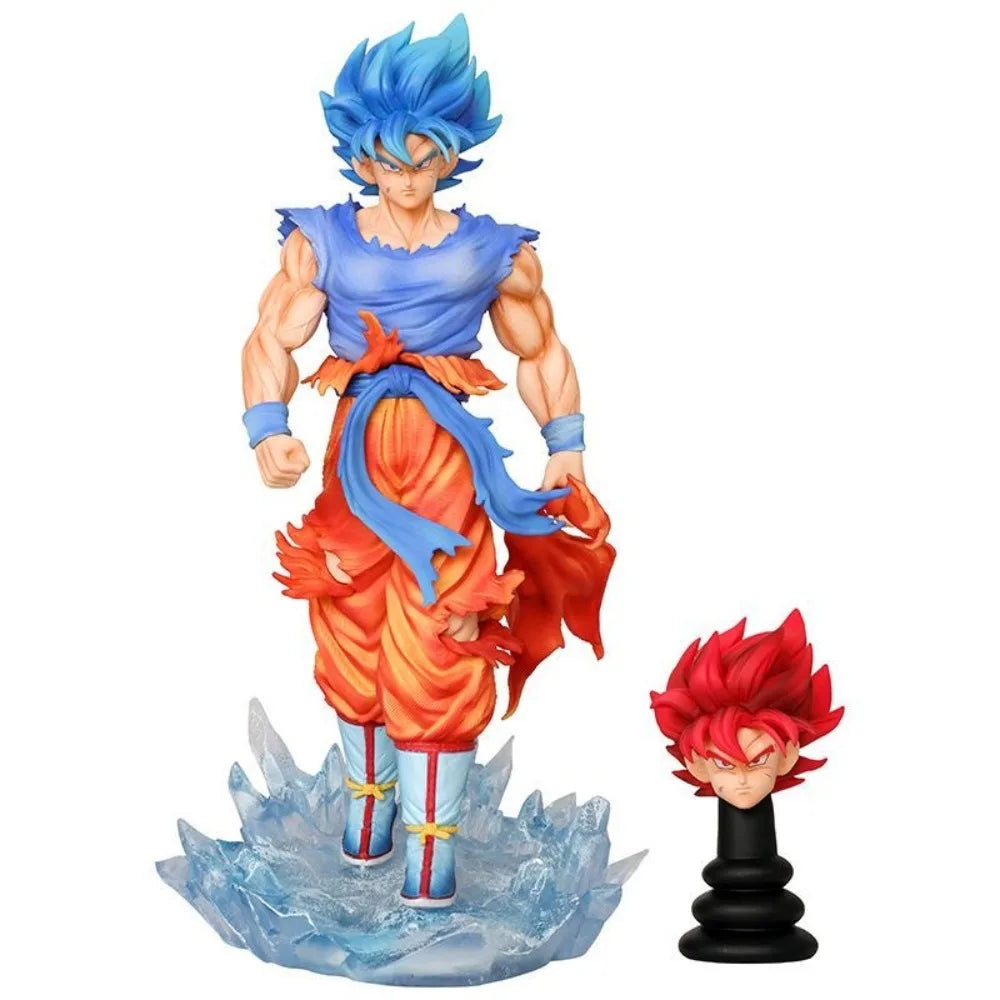 32cm/12.6in Anime Dragon Ball Z Figure Super Saiyan Goku Action Figures Pvc Statue Desktop Ornamen Collection Model Toys Gifts