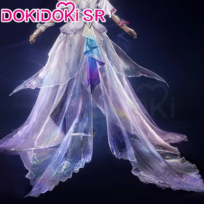 Cyrene Cosplay Costume Game Honkai: Star Rail【S-2XL】DokiDoki-SR HSR Cyrene Women Dress Veil SP Version Cosplay Plus Size