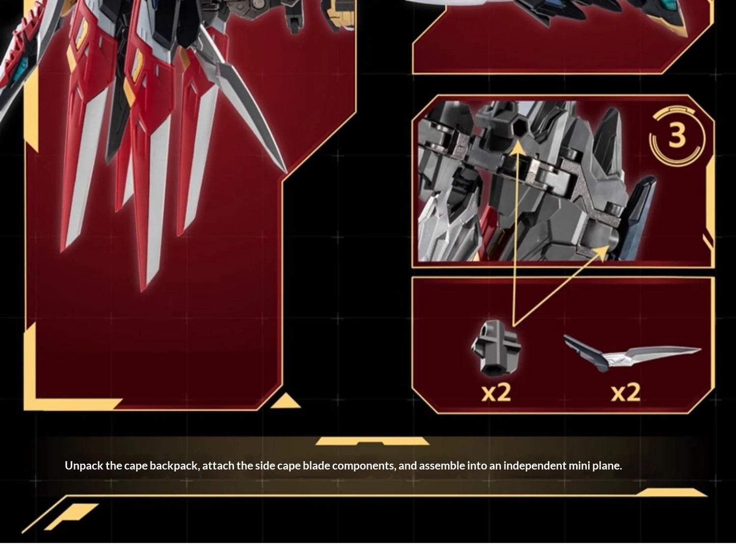 Bandai Gan Jiang MNP-XH12 1/100 ABS Mecha Model Kit