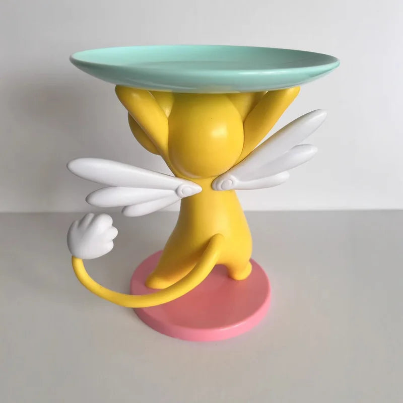 Cardcaptor Sakura Tray Keroberos Anime Figure Model Statue Boxed Collectible Desktop Decoration Gifts Boxed Figurines Gifts