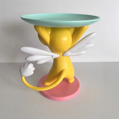 Cardcaptor Sakura Tray Keroberos Anime Figure Model Statue Boxed Collectible Desktop Decoration Gifts Boxed Figurines Gifts