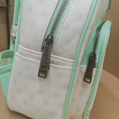 Loungefly Disney Princess Schoolbag Belle Ariel Tiana Cartoon Anime Large Capacity Lightweight Backpack Homecoming Season Gift