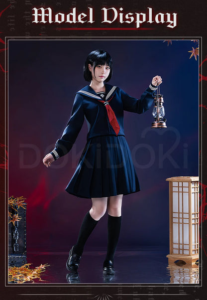 IN STOCK Shimizu Hinako Cosplay Costume Anime【S-2XL】DokiDoki-R Women School JK Uniform Dress Cosplay Halloween Plus Size