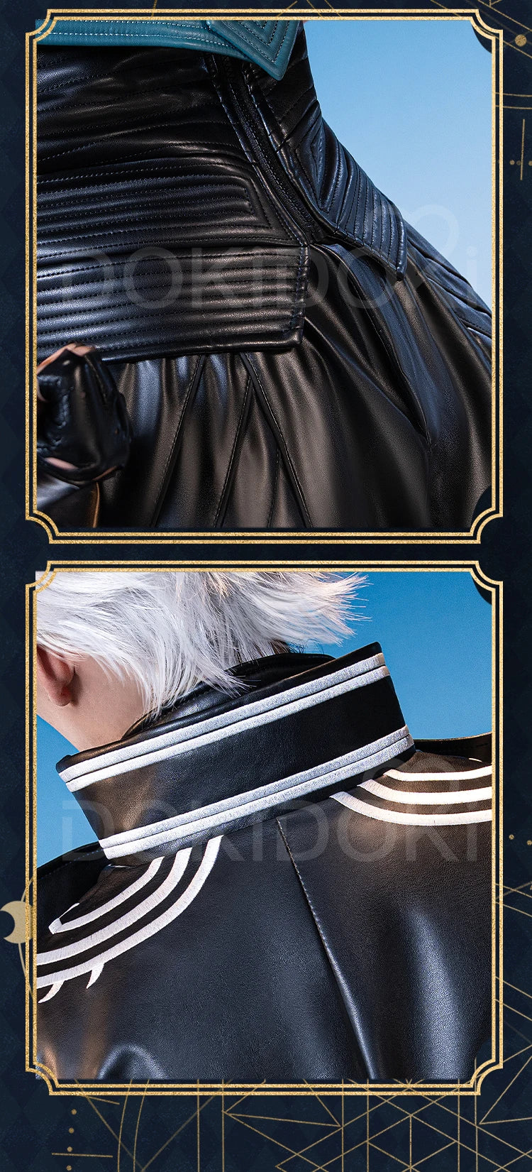 IN STOCK Vergil Cosplay Cotsume Game Cosplay【S-3XL】DokiDoki-R Vergil Nelo Angel Slayer Men Halloween Plus size