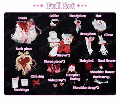 PRE SALE UWOWO Elysia Cosplay Game Honkai Impact 3: Elysia New Battlesuit "Hi♪ Love Elf" Cosplay Costume Halloween Costume