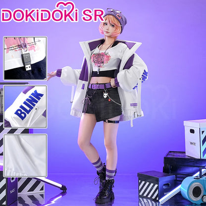 Tracy Reznik Mechanic Cosplay Costume Game Identity V DokiDoki-SR Phantom Girl Lock Core BLK Tracy Women Dress Cosplay