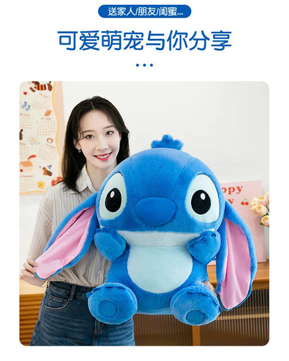 30/40/60cm Big Size Stitch Disney Anime Plush Stuffed Doll Kawaii Room Decoration Plushies Pillow Ornaments Holiday Gifts