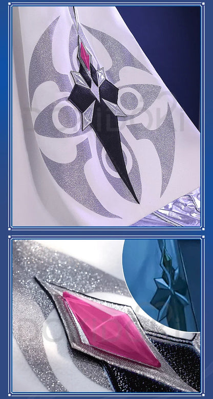 IN STOCK Columbina Cosplay Game Genshin Impact Fatui Harbinger Cosplay Costume DokiDoki-SR Cloak Women Cosplay Christmas