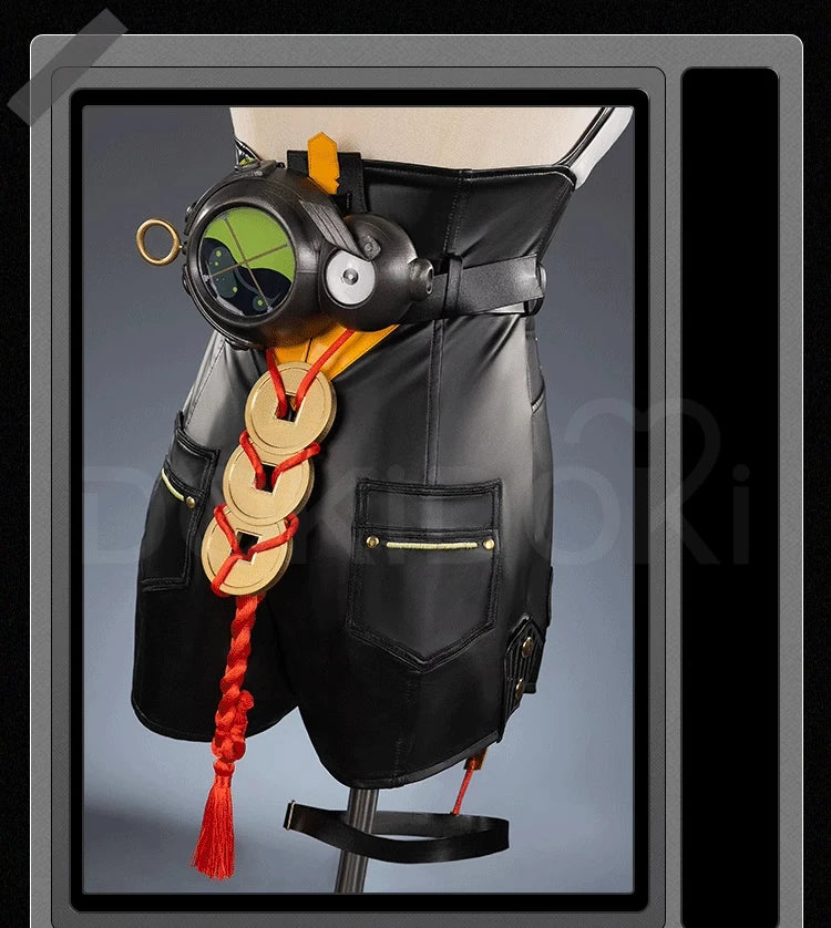 IN STOCK Yixuan Cosplay Costume Game Zenless Zone Zero DokiDoki-R ZZZ Women Black Yellow Bodysuit Yixuan Cosplay Master Costume