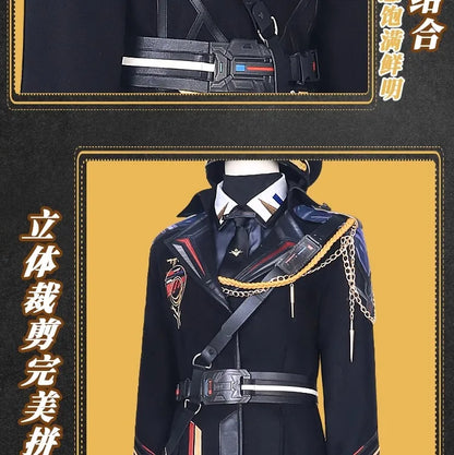 Love and Deepspace Heroines Cosplay Costume Wig Farspace Colonel Female Uniform Cap Caleb Halloween Party Women Carnival Outfit