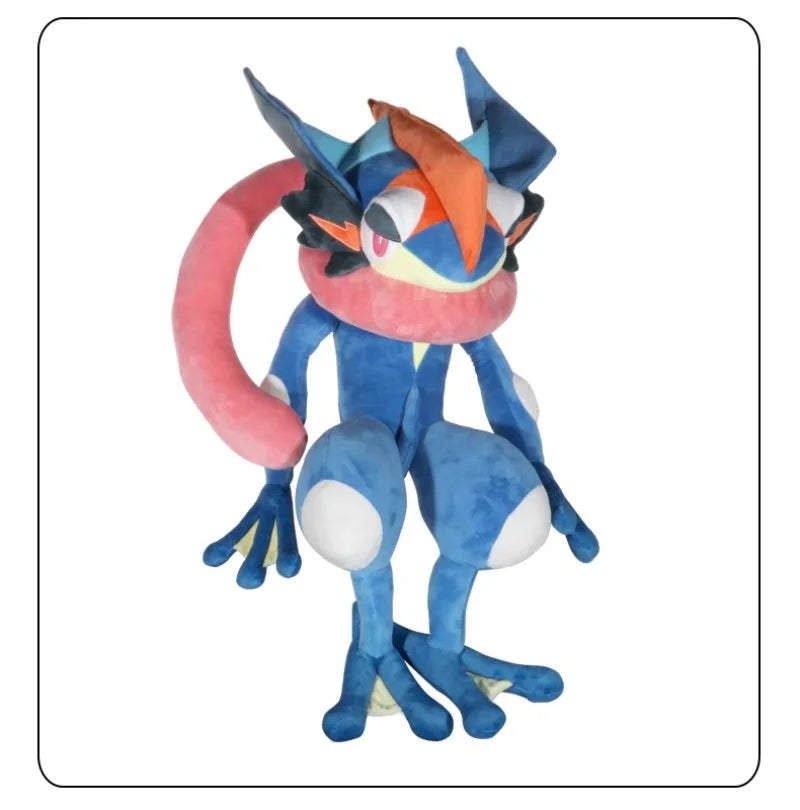 150CM Greninja Pokemon Plushies Big Size Cartoon Anime Peluche Kawaii Stuffed Ornament Comfortable Soft Doll Children Toy Gift