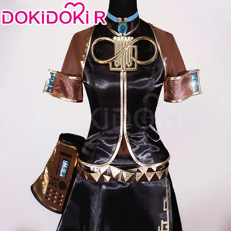 IN STOCK Lukaa Cosplay Costume Game Cosplay DokiDoki-R Megurinee Lukaa Cosplay Women Cute Costume Halloween