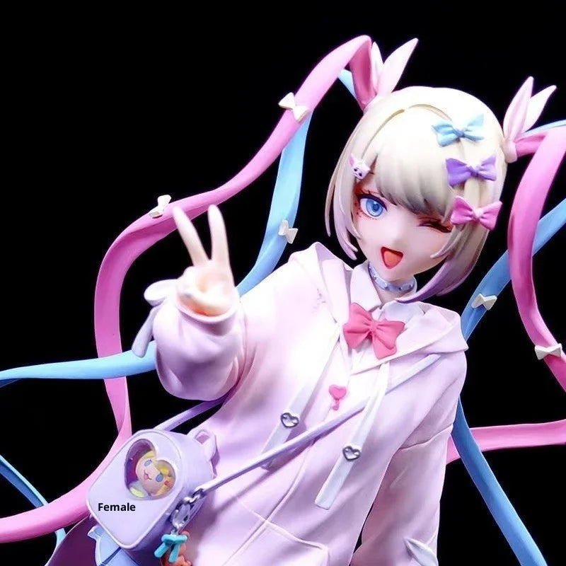 Hot Needy Streamer Overload Super Cute Angel-Chan Figure Action Doll Pretty Girl Anime Model Desktop Decor Fan Collection Gift