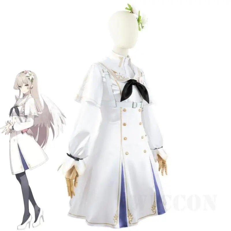 Blue Archive Kirihuji Nagisa Cosplay Costume Set Polyester Asian Size
