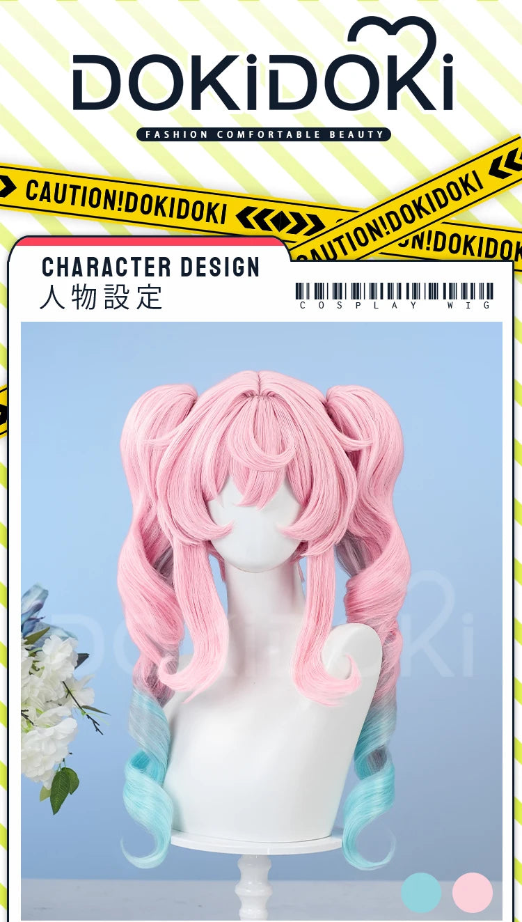 IN STOCK Castorice Hyacine Wig Game Honkai: Star Rail DokiDoki Halloween 100cm Long Hair Castorice Cosplay Headwear Free Cap