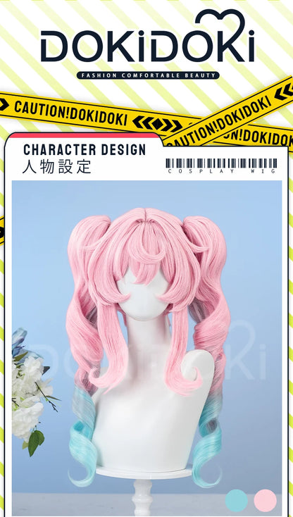 IN STOCK Castorice Hyacine Wig Game Honkai: Star Rail DokiDoki Halloween 100cm Long Hair Castorice Cosplay Headwear Free Cap