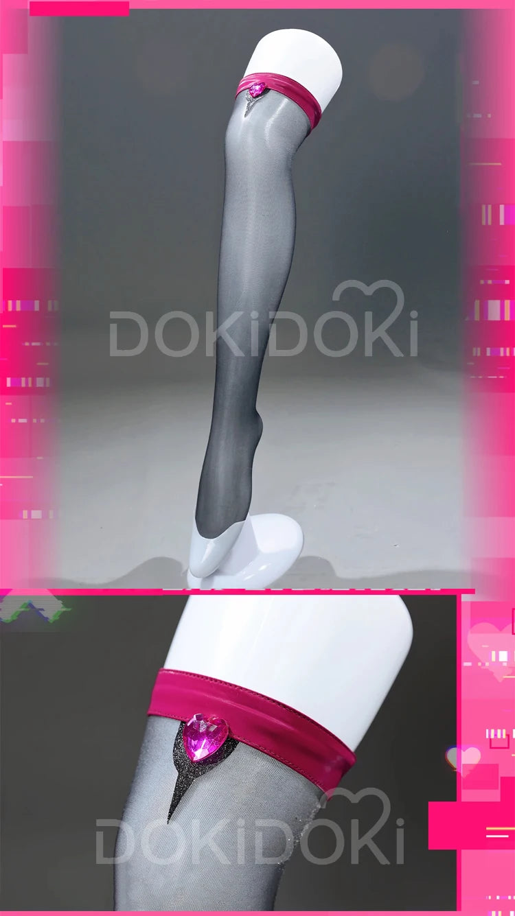 Dva Cosplay Costume Game DokiDoki-R Women Pink Dress Sexy Dva Costume Halloween Cosplay
