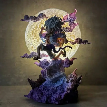 14cm One Piece Luffy Anime Figure Moon Nika Luffy Action Figurine PVC Statue Models Collection Desk Decoration Toys Gift Doll