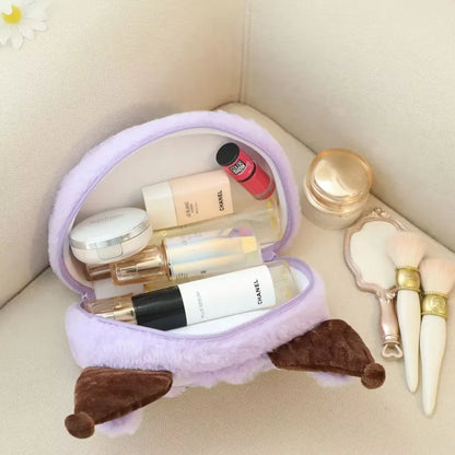 Sanrio Kuromi My Melody Cinnamoroll Cute Plush Storage Bag Plush Tissue Box Plush Makeup Bag Multifunctional Package