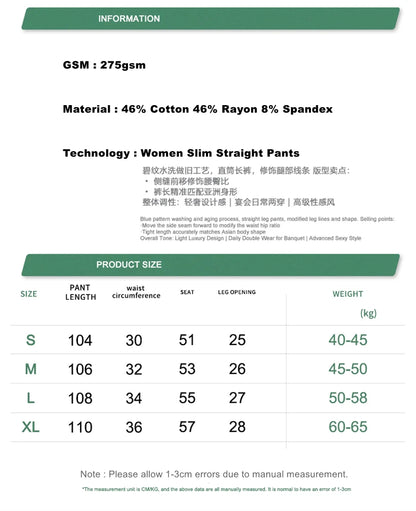 ZODF Women 2025 Solid Comfortable Loose Pants Girls Female 275gsm Solid Wide Lge Straight Trousers Brand Bottoms HY1137