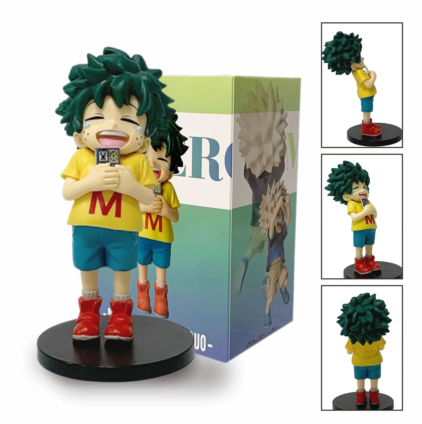 My Hero Academia Chibi PVC Figurines Tomura Shigaraki Izuku Midoriya Katsuki Bakugo Collectible Toy Model
