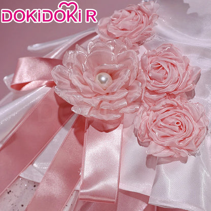Yuuki Asuna Cosplay Costume Anime Sword Art Online Cosplay DokiDoki-R Women Pink Wedding Dress Asuna Unrestrained Emotion
