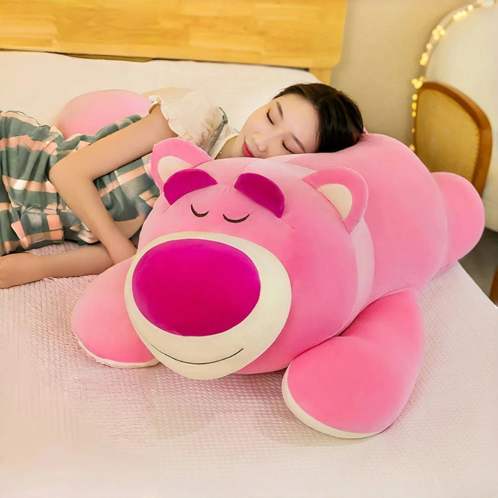 80cm Big Size Disney Lotso Stitch James P. Sullivan Stuffed Animal Cute Plushies Room Decoration Pillow Children's Holiday Gift