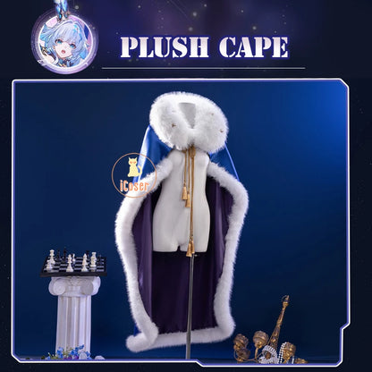 Honkai Star Rail Cerydra Cosplay Costume Wig Dress Uniform Crown Headwear Festival Halloween Party for Women Girls Carnival Prop