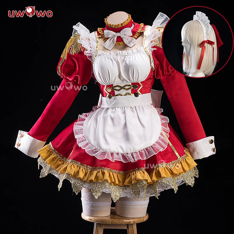 IN STOCK UWOWO Neroo Cosplay Game Fatee/Grandd Orderr Neroo Maid Dress Cosplay Costume Halloween Costume