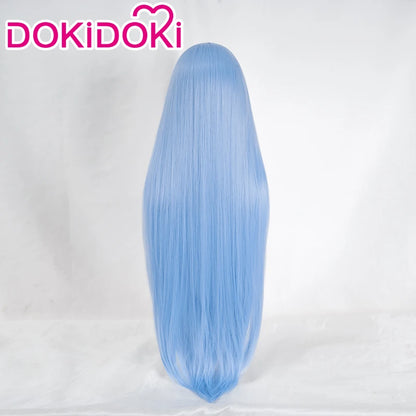 IN STOCK Esdeath Wig Anime Akame ga KILL! Cosplay DokiDoki Esdeath Women Blue Long Hair Heat Resistant Synthetic  Akame ga KILL!