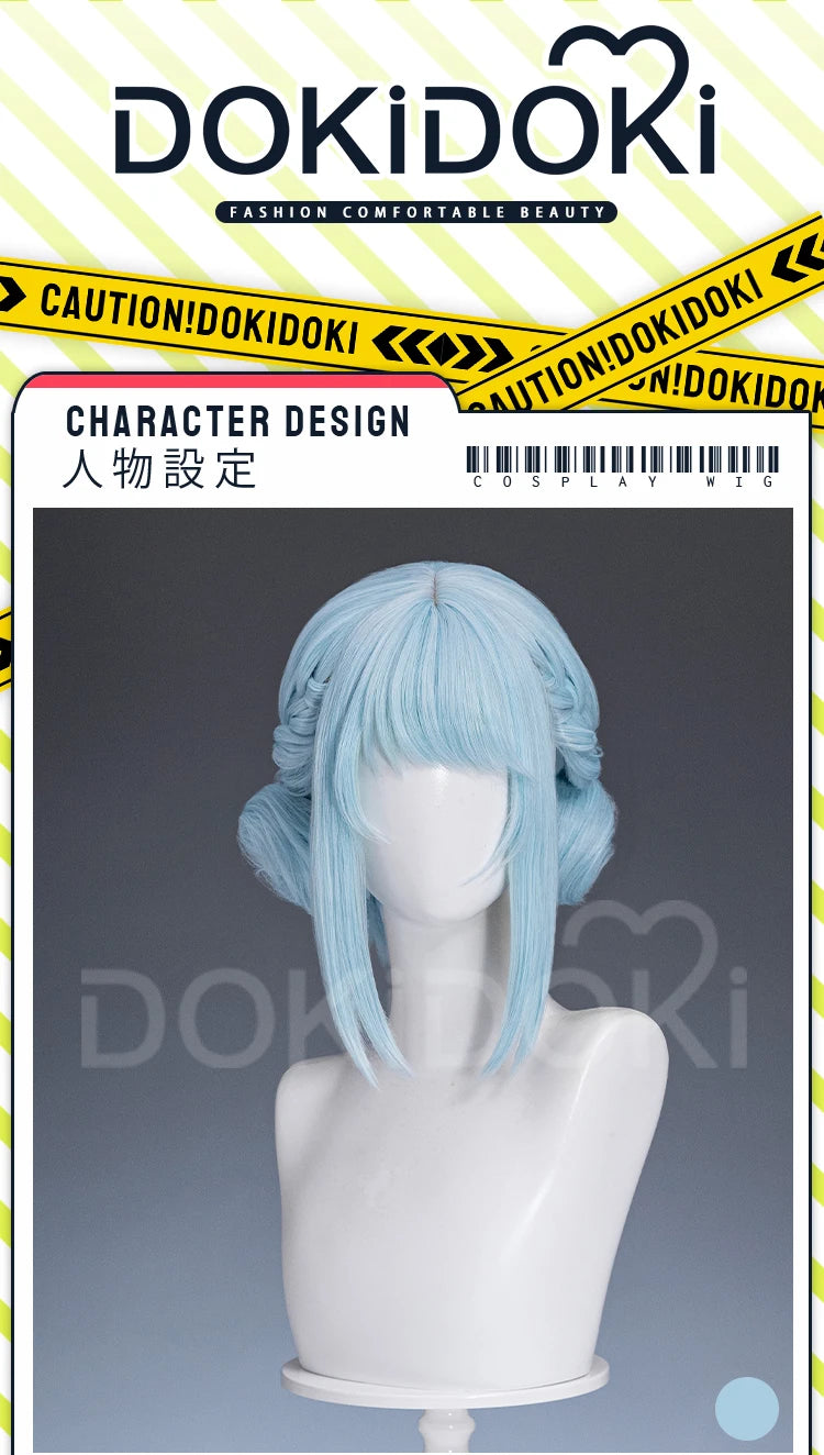 IN STOCK Ineffa Nefer Jahoda Flins Wig Game Genshin Impact DokiDoki Men Gradient Deying Hair Flins Cosplay Free Cap Halloween