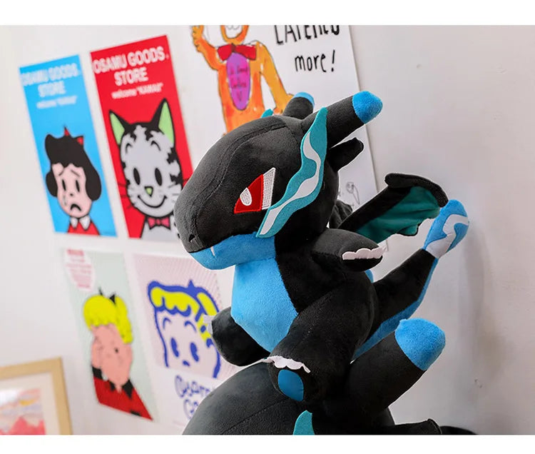 Pokemon Z-A Plush Pikachu Mega Charizard X Doll Charmander Charmeleon Toy Venusaur Bulbasaur Ivysaur