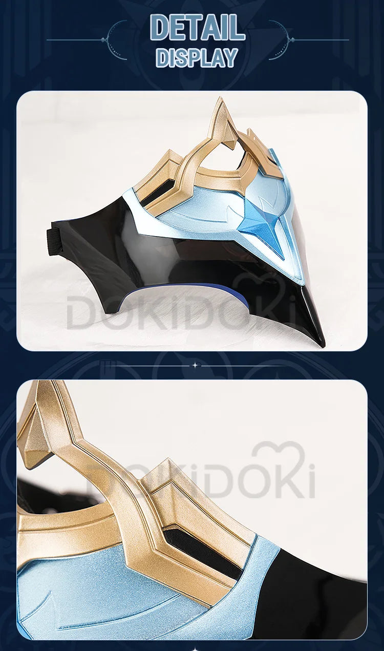IN STOCK Il Dottore Mask Game Genshin Impact Fatui Harbinger Cosplay DokiDoki Cosplay Fatui Doctor Mask Cosplay Props Il Dottore