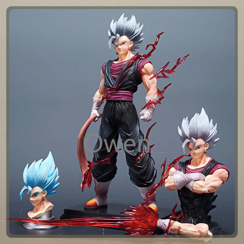 Anime Dragon Ball Figurine Super Saiyan Vegetto Combat Action Figures PVC Statue Collection Model Birthday Decoration Toys Gifts