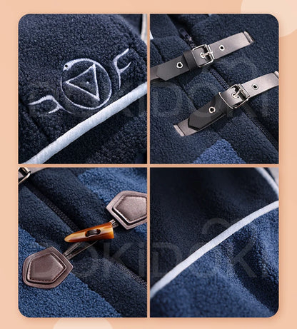 Naib Subedar Eli Clark Cosplay Costume Game Identity V DokiDoki-SR Men Daily Plush Warm Coat Naib Subedar Halloween Cosplay