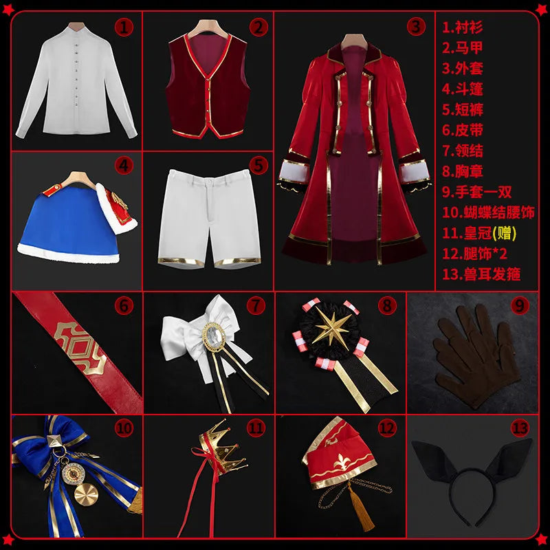 Uma Musume Pretty Derby Kitasan Black Adult Polyester Cosplay Set
