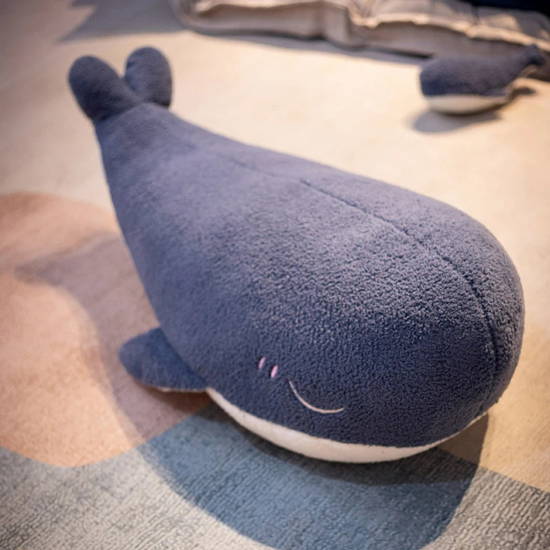1pc 25CM Cartoon Super Soft Plush Toys Sea Animal Big Blue Whale Soft Toy Stuffed Animal Fish Lovely Children's birthday gifts