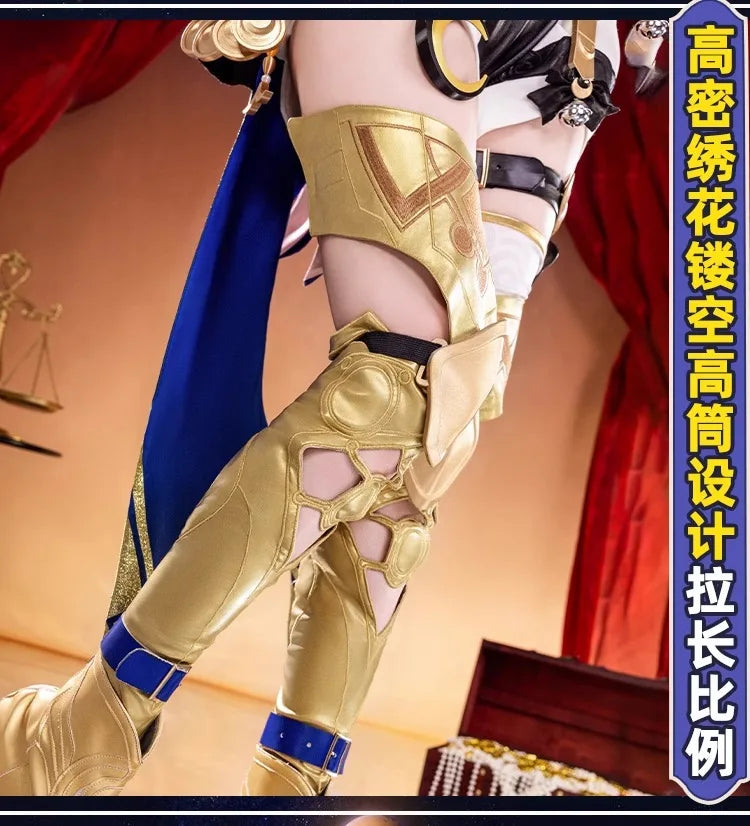 iCoser Honkai Star Rail Cipher Cosplay Costume Wig Bodysuit Uniform Cifera Tail Halloween Party for Women Girls Festival Props