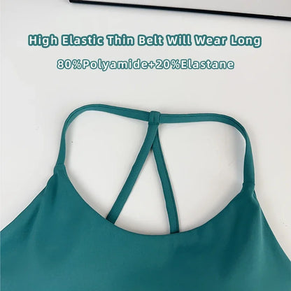 Women Fitness Sports Bra Top Sexy Beauty Back Shockproof Quick-Dry Gym Crop for Running Pilates Yoga