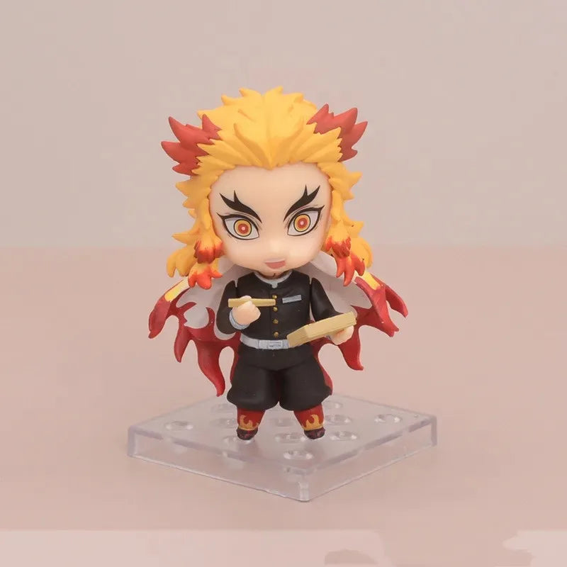 Tomioka Giyuu & Tokitou Muichirou Demon Slayer Kimetsu No Yaiba PVC Q-Version Anime Figurine Action Model Toy Collection