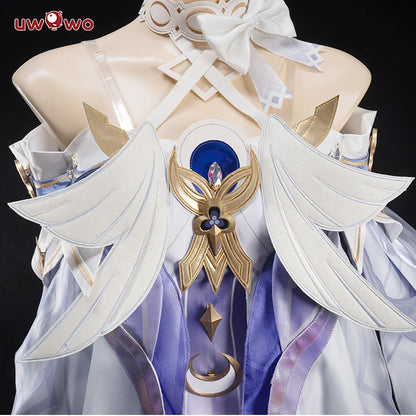 PRE SALE UWOWO Columbina Cosplay Game Genshin Impact Columbina 'Damselette' Snezhnaya Cosplay Costume Halloween Costume
