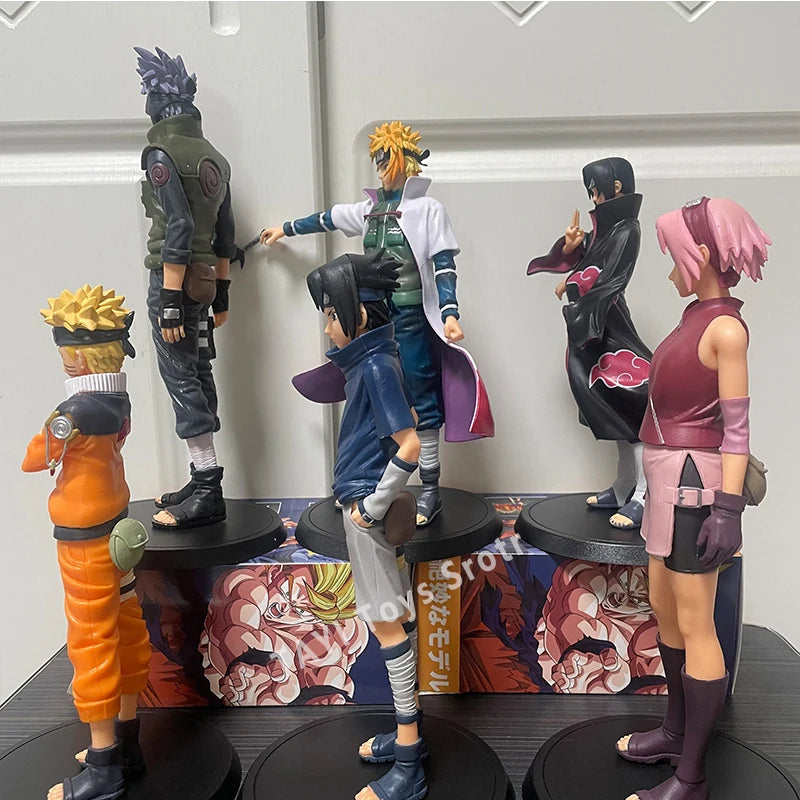 New Naruto Anime Figure Shippuden Model Uchiha Itachi Sasuke Pain Kakashi Action Figure Dolls Decorations PVC Toy Gift
