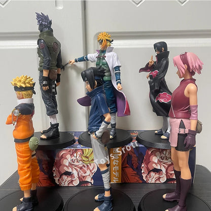New Naruto Anime Figure Shippuden Model Uchiha Itachi Sasuke Pain Kakashi Action Figure Dolls Decorations PVC Toy Gift