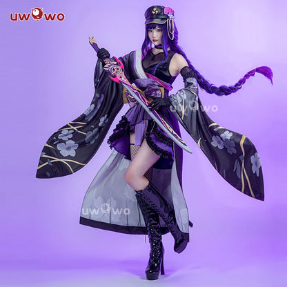 LAST BATCH UWOWO Genshin Impact Fanart Raiden Shogun Taisho Kimono Cosplay Costume