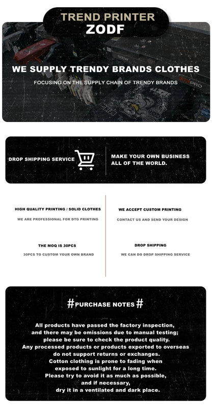 ZODF 2025 Men Summer 250gsm Batik Washed Cotton T-Shirts Retro Unisex Oversized V Neck Distressed T Shirt Brand Tees HY1067