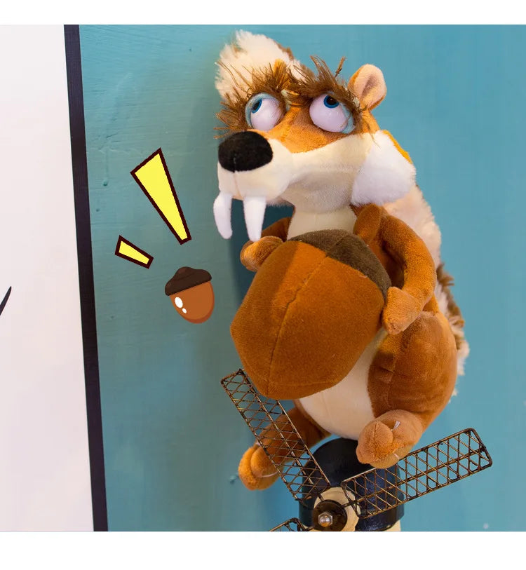 Disney Ice Age Sid Stuffed Toys Anime Cart Squirrel Scart Manny Diego Sloth Plush Doll Toy Room Decoration Kids Christmas Gift