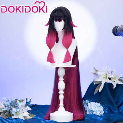 IN STOCK 120CM Columbina Wig Game Genshin Impact DokiDoki Fatui Harbinger Columbina Cosplay Women Cute Halloween Wig Free Cap