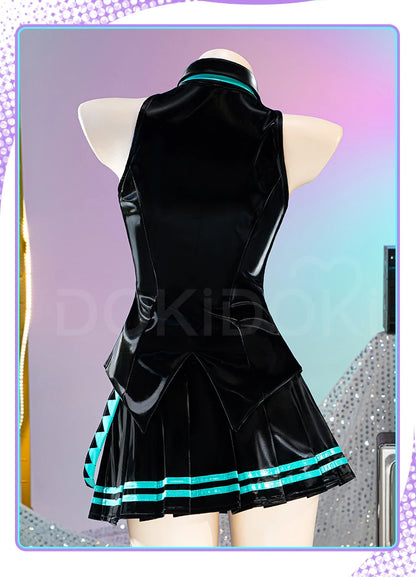 IN STOCK Mikuu Cosplay Costume Game Cosplay【XS-2XL】DokiDoki-R Mikku 16th Anniversary Women Uniform Costume Dress Plus Size