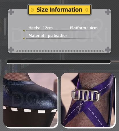 IN STOCK Ukinami Jane Doe Vivian Ellen Joe Hoshimi Miyabi Nicole Wise Cosplay Shoes Game Zenless Zone Zero DokiDoki-SR ZZZ Shoes